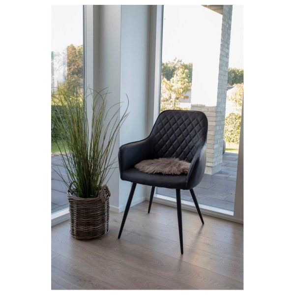 Valgomojo kėdė Harbo, juoda