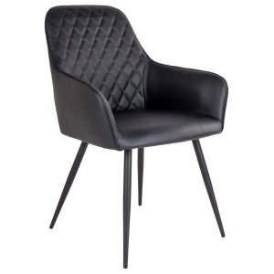 Valgomojo kėdė Harbo, juoda