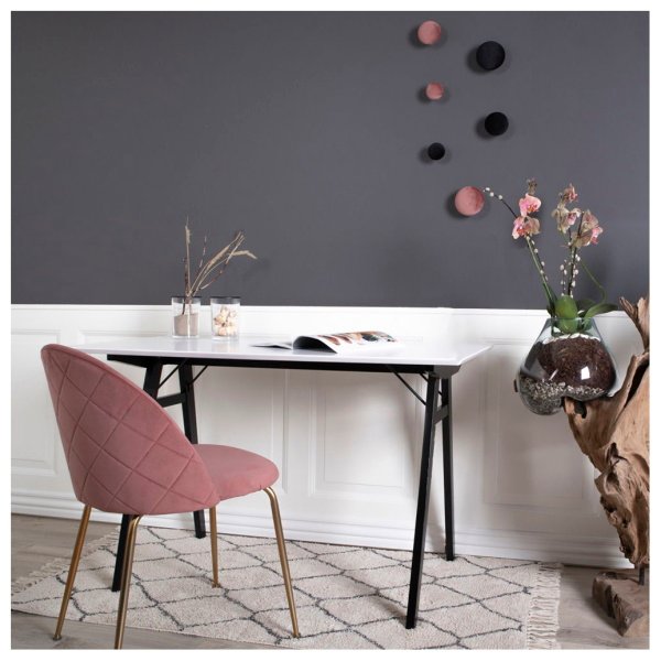 Valgomojo kėdė Geneve, rožinė