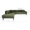Kampinė sofa Lido