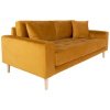 2,5 vietų sofa Lido, garstyčių geltona
