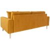 2,5 vietų sofa Lido, garstyčių geltona