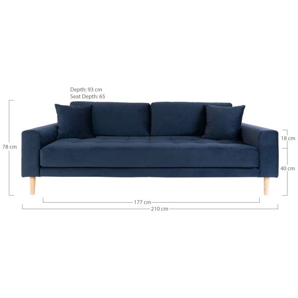 Trivietė sofa Lido