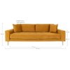 Trivietė sofa Lido