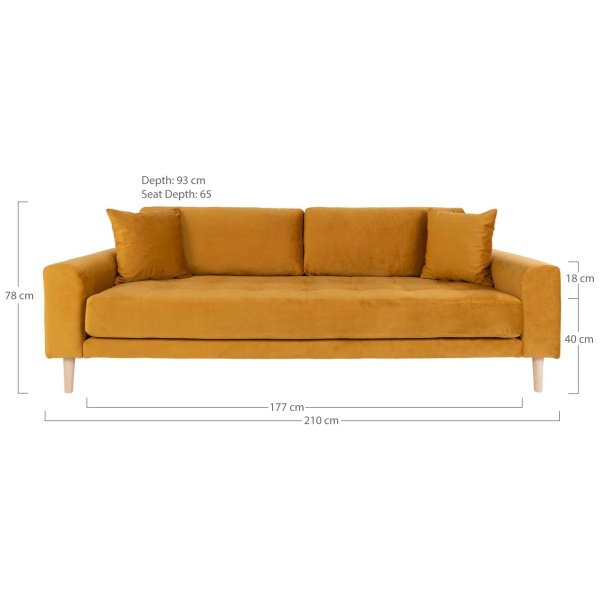 Trivietė sofa Lido