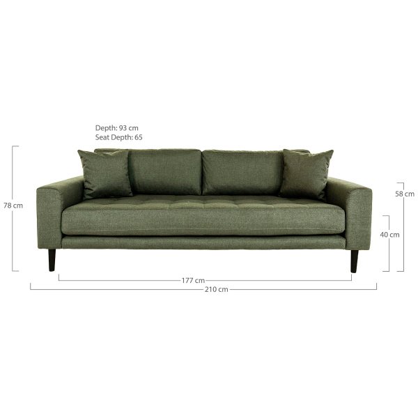 Trivietė sofa Lido