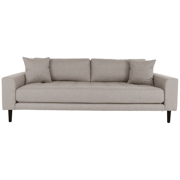 Trivietė sofa Lido, šviesiai rudos spalvos