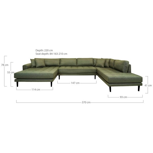 U formos sofa Lido