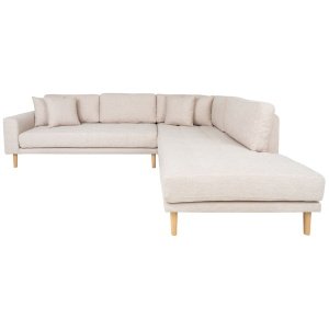 Kampinė sofa  Lido su atviru galu
