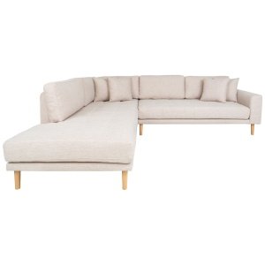 Kampinė sofa  Lido su atviru galu