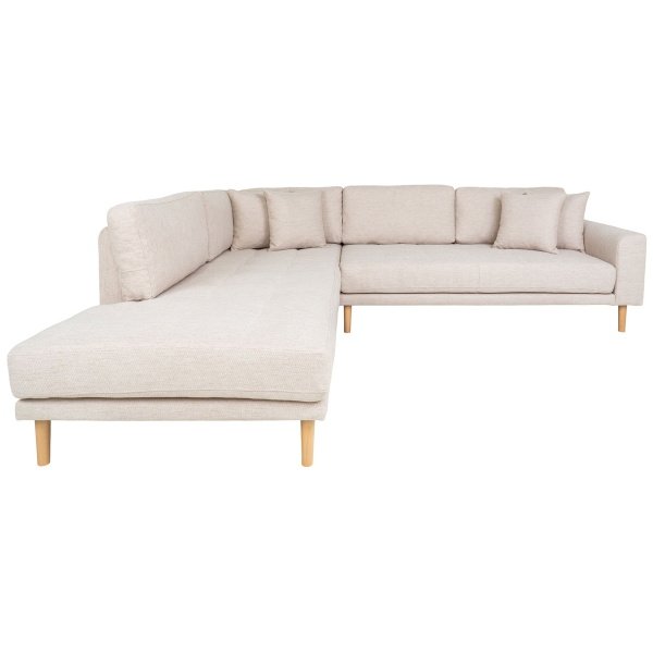 Kampinė sofa  Lido su atviru galu