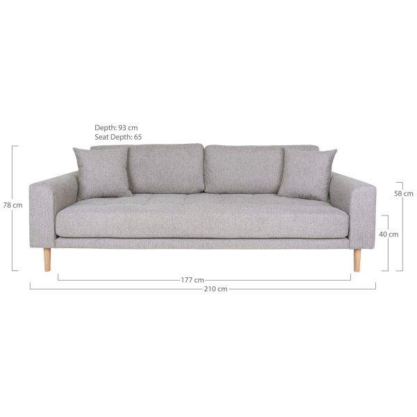 Trivietė sofa Lido