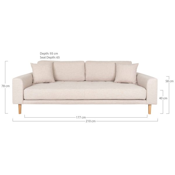 Trivietė sofa Lido