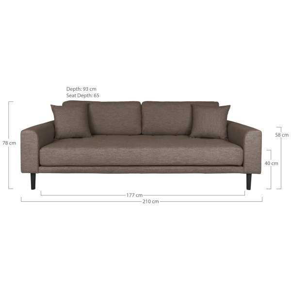 Trivietė sofa Lido