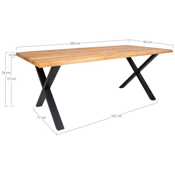 Valgomojo stalas Toulon (95×200)