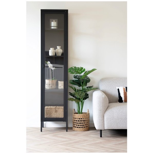 Siaura vitrininė spintelė Brisbane