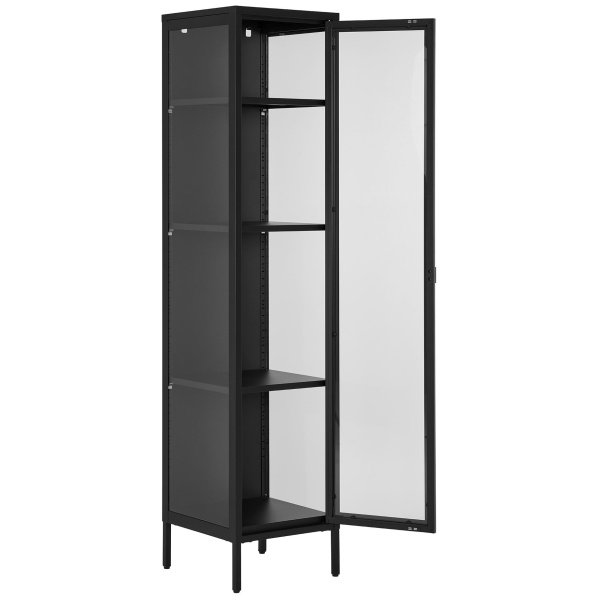 Siaura vitrininė spintelė Brisbane