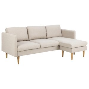 Dviejų vietų sofa su šezlongu Milly