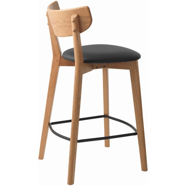 41114202-PERO-COUNTER-STOOL-BLACK-PU_4 Baro kėdė Pero