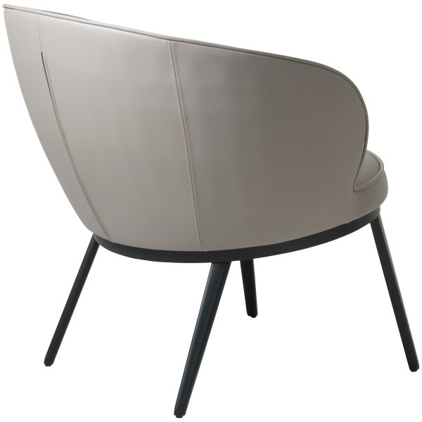 41180002-GAIN-LOUNGE-TAUPE-FAUX-LEATHER_4 Poilsio kėdė Gain