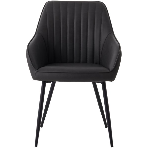 50790002-NOLAN-ARMCHAIR-STRIPE-DARK-GREY-PU_2 Fotelis Nolan