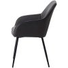 50790002-NOLAN-ARMCHAIR-STRIPE-DARK-GREY-PU_3 Fotelis Nolan