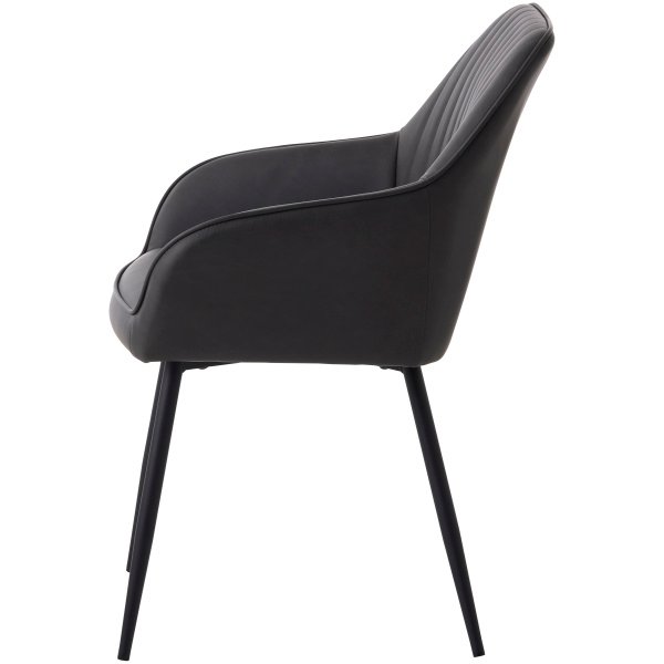 50790002-NOLAN-ARMCHAIR-STRIPE-DARK-GREY-PU_3 Fotelis Nolan