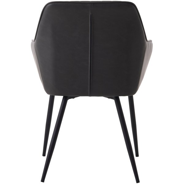 50790002-NOLAN-ARMCHAIR-STRIPE-DARK-GREY-PU_4 Fotelis Nolan