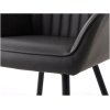 50790002-NOLAN-ARMCHAIR-STRIPE-DARK-GREY-PU_D3 Fotelis Nolan