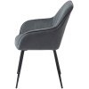 50790004-NOLAN-ARMCHAIR-STRIBE-DARK-GREY-VELVET_3 Fotelis Nolan