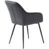 50790004-NOLAN-ARMCHAIR-STRIBE-DARK-GREY-VELVET_4 Fotelis Nolan