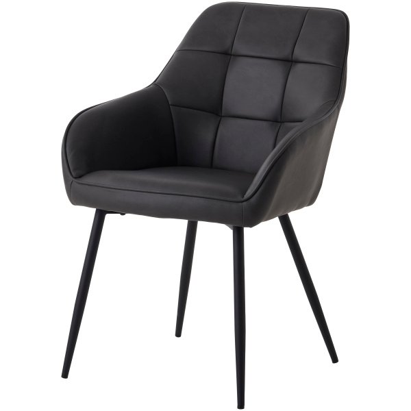 50800002-NOLAN-ARMCHAIR-SQUARE-DARK-GREY-PU_1 Fotelis Nolan