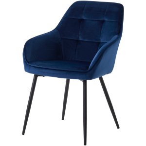 50800005-NOLAN-ARMCHAIR-SQUARE-BLUE-VELVET_1 Fotelis Nolan