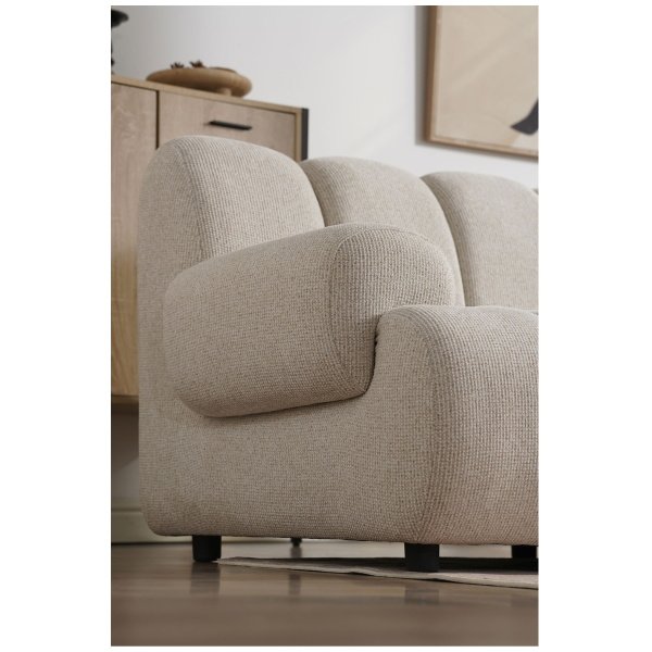 Modulinė sofa Taza 3,5 vietos su pufu