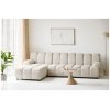 Modulinė sofa Taza 3,5 vietos su pufu