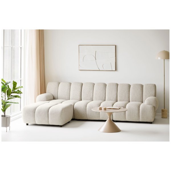 Modulinė sofa Taza 3,5 vietos su pufu