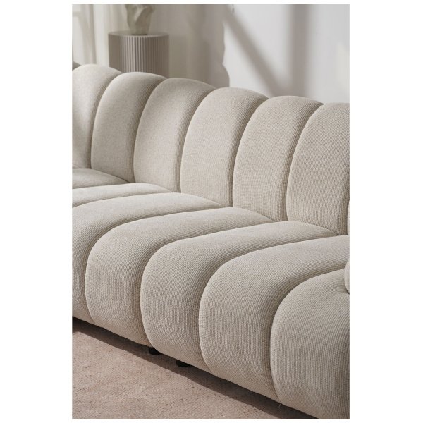 Modulinė sofa Taza 3,5 vietos su pufu