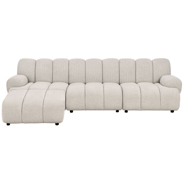Modulinė sofa Taza 3,5 vietos su pufu
