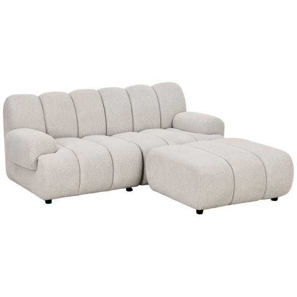 Modulinė sofa Taza 2,5 vietos su pufu