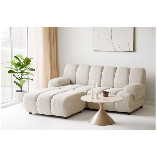 Modulinė sofa Taza 2,5 vietos su pufu