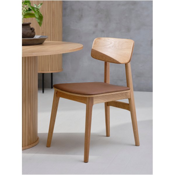 38444203-LIVO-CHAIR-TAN-PU_R3 Kėdė Livo
