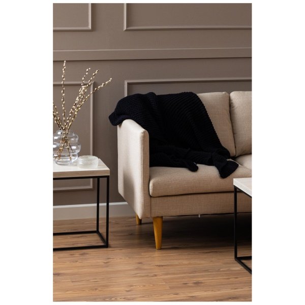 Dviejų vietų sofa su šezlongu Milly