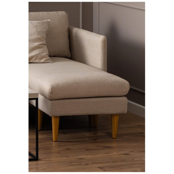 Dviejų vietų sofa su šezlongu Milly